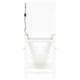 Windrose White Full Length Floor Standing Tempered Mirror with LED Lighting by Coaster at Eve Furniture