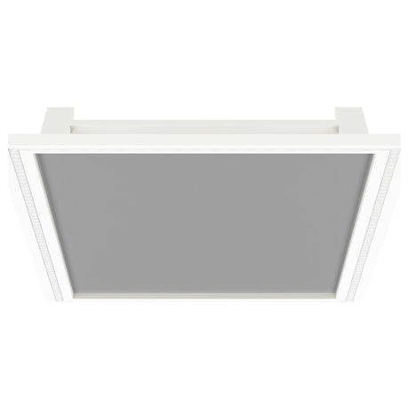 Windrose White Full Length Floor Standing Tempered Mirror with LED Lighting by Coaster at Eve Furniture