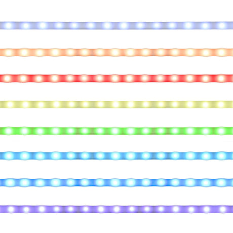 Windrose White Full Length Floor Standing Tempered Mirror with LED Lighting by Coaster at Eve Furniture