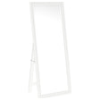 Windrose White Full Length Floor Standing Tempered Mirror with LED Lighting by Coaster at Eve Furniture