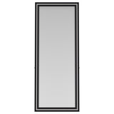 Windrose Black Full Length Floor Standing Tempered Mirror with LED Lighting by Coaster at Eve Furniture