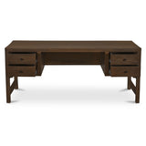 Windsor Dark Brown Desk by Moe's Home at Eve Furniture