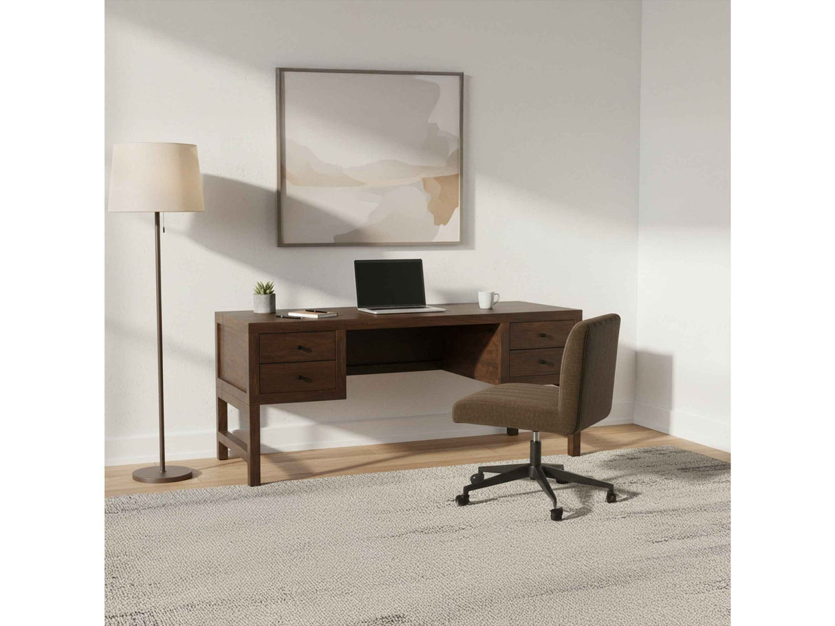 Windsor Dark Brown Desk by Moe's Home at Eve Furniture