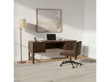 Windsor Dark Brown Desk by Moe's Home at Eve Furniture
