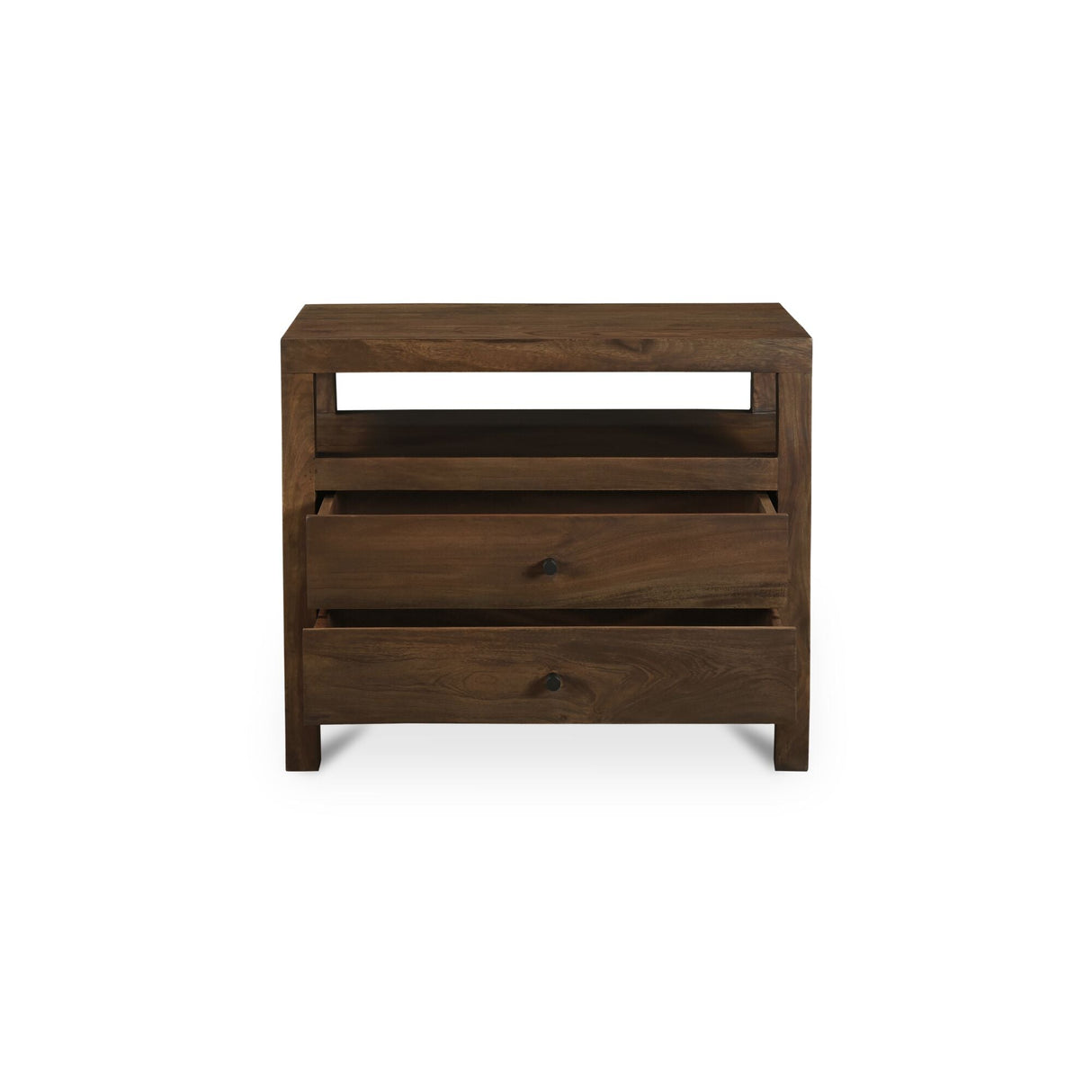 Windsor Dark Brown Nightstand by Moe's Home at Eve Furniture