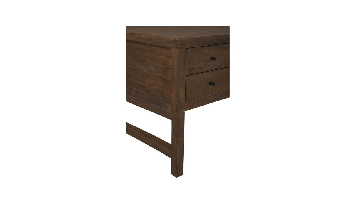 Windsor Desk Dark Brown by Moe's Home at Eve Furniture