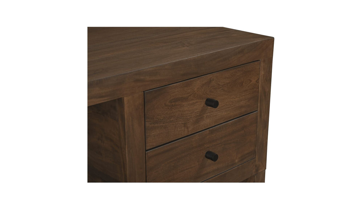 Windsor Desk Dark Brown by Moe's Home at Eve Furniture
