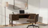 Windsor Desk Dark Brown by Moe's Home at Eve Furniture