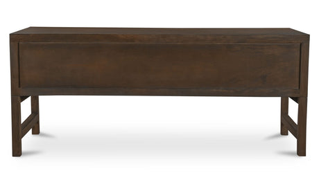 Windsor Desk Dark Brown by Moe's Home at Eve Furniture
