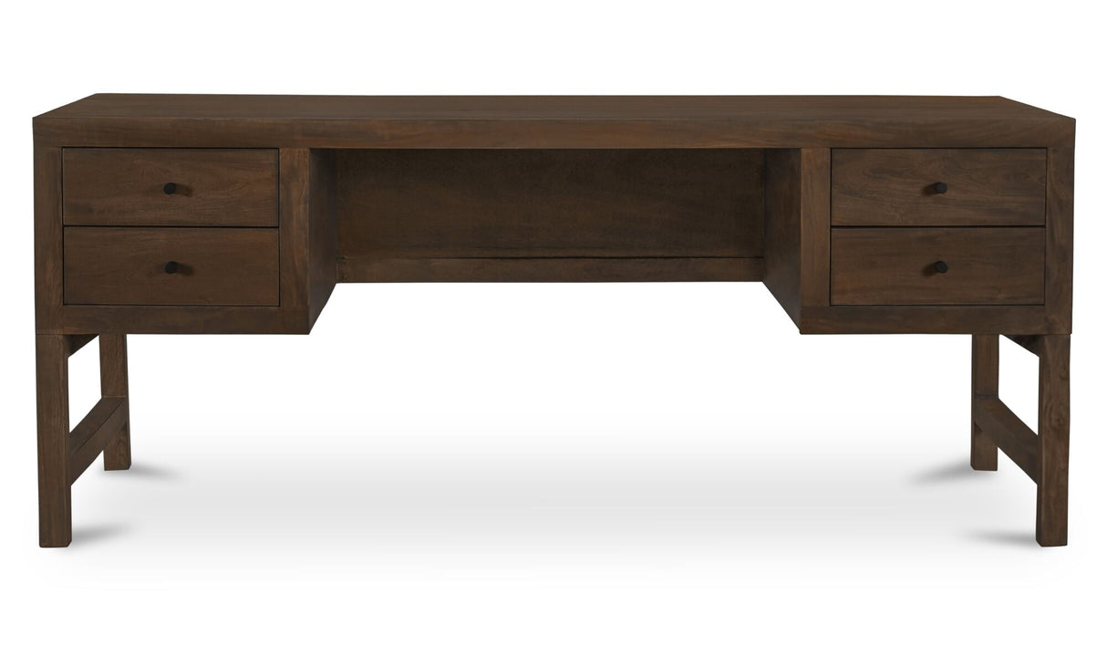 Windsor Desk Dark Brown by Moe's Home at Eve Furniture