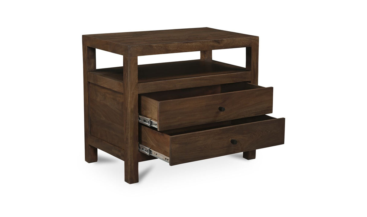 Windsor Nightstand Dark Brown by Moe's Home at Eve Furniture