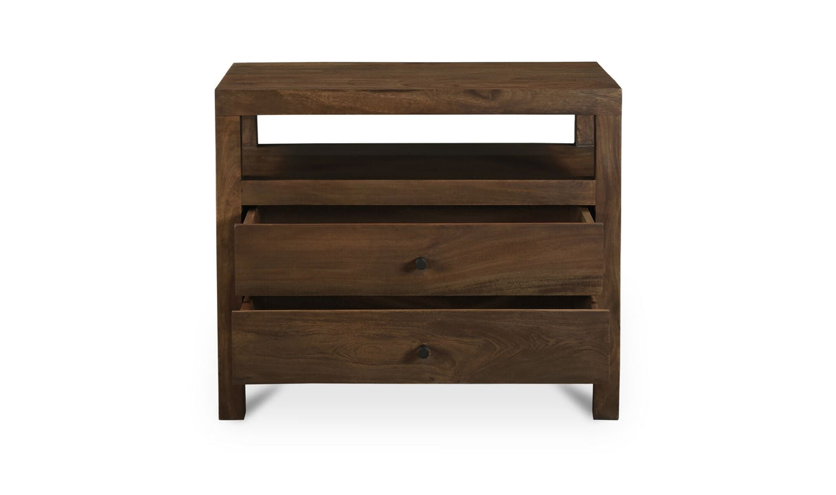 Windsor Nightstand Dark Brown by Moe's Home at Eve Furniture
