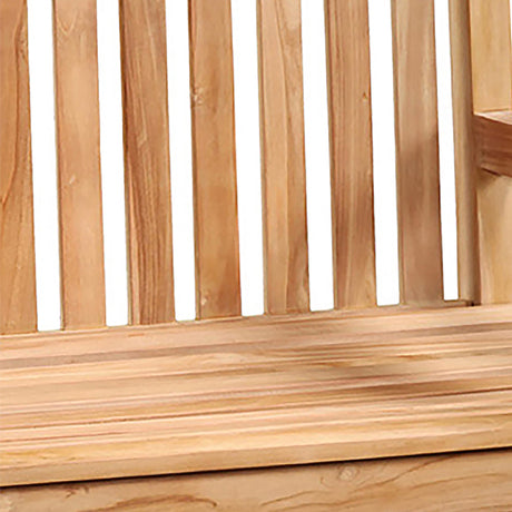 Windsor Outdoor Bench, Natural by Dovetail at Eve Furniture