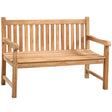 Windsor Outdoor Bench, Natural by Dovetail at Eve Furniture