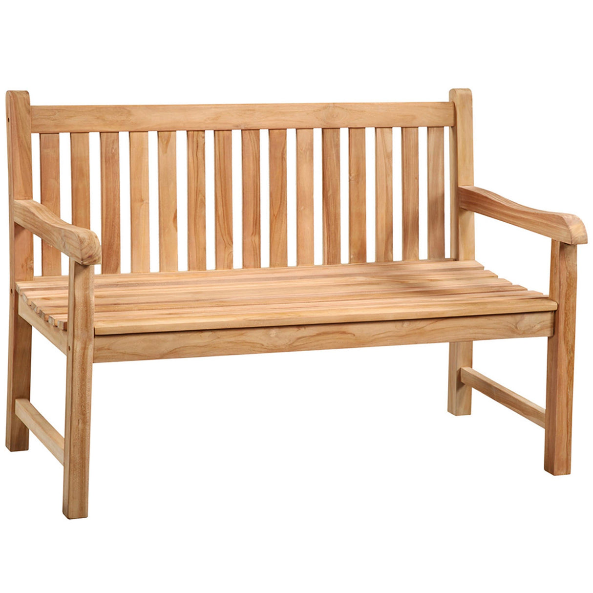 Windsor Outdoor Bench, Natural by Dovetail at Eve Furniture