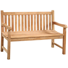 Windsor Outdoor Bench, Natural by Dovetail at Eve Furniture