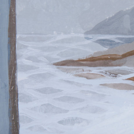 Windy Day by Mercana Studio a Hand Embellished Textured Framed Art Print Matted under Glass by Mercana at Eve Furniture