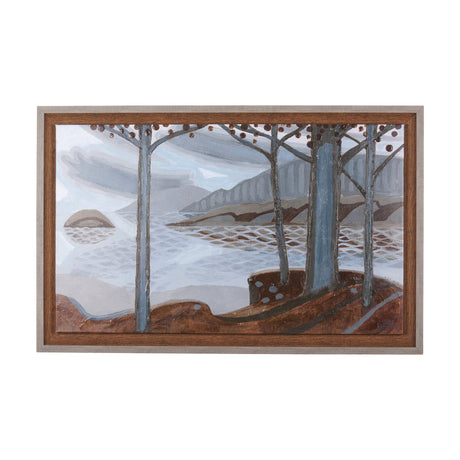 Windy Day by Mercana Studio a Hand Embellished Textured Framed Canvas by Mercana at Eve Furniture