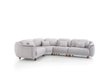 Windy Grey Modular Sectional Sofa by Furnia at Eve Furniture