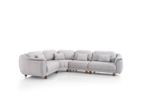 Windy Grey Modular Sectional Sofa by Furnia at Eve Furniture