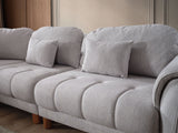 Windy Grey Modular Sectional Sofa by Furnia at Eve Furniture