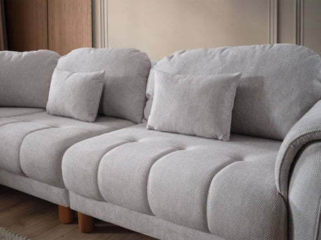 Windy Grey Modular Sectional Sofa by Furnia at Eve Furniture