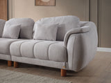 Windy Grey Modular Sectional Sofa by Furnia at Eve Furniture