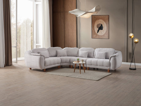 Windy Grey Modular Sectional Sofa by Furnia at Eve Furniture