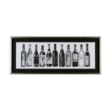 Wine Celler Crop v2 by Avery Tillmon a Hand Embellished Textured Framed Art Print Matted under Glass by Mercana at Eve Furniture
