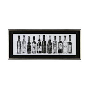 Wine Celler Crop v2 by Avery Tillmon a Hand Embellished Textured Framed Art Print Matted under Glass by Mercana at Eve Furniture
