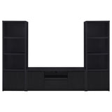 Winfield Black 3-Piece Entertainment Center 60-inch TV Stand by Coaster at Eve Furniture