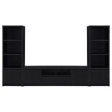 Winfield Black 3-Piece Entertainment Center 78-inch TV Stand by Coaster at Eve Furniture