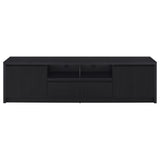 Winfield Black 3-Piece Entertainment Center 78-inch TV Stand by Coaster at Eve Furniture