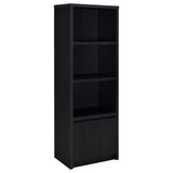 Winfield Black 3-shelf Media Tower Entertainment Pier