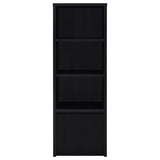 Winfield Black 3-shelf Media Tower Entertainment Pier