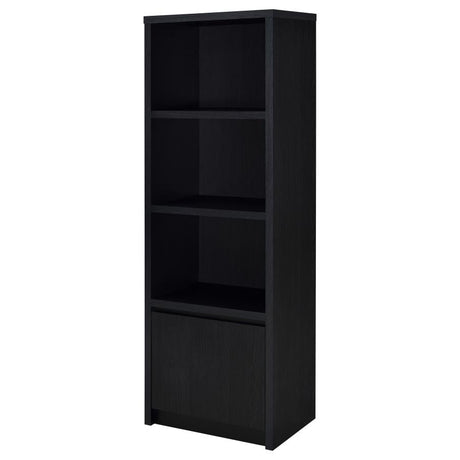Winfield Black 3-shelf Media Tower Entertainment Pier by Coaster at Eve Furniture