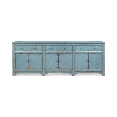 Winford Harbor Blue 3 Drawer Cabinet by Classic Home at Eve Furniture