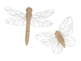 Wings Up Light Brown/Off-White Wall Decor by Crestview at Eve Furniture