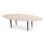 Winona Beige Marble Botticino Coffee Table by Moe's Home at Eve Furniture