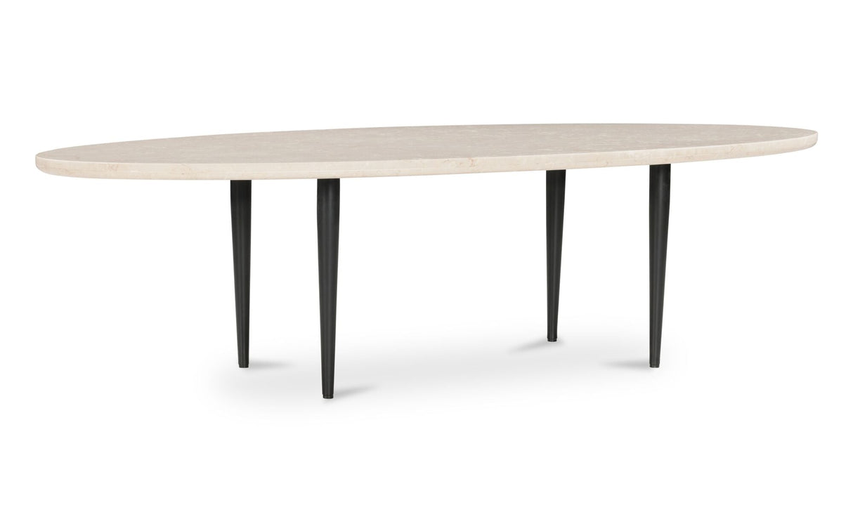 Winona Coffee Table Botticino Beige Marble by Moe's Home at Eve Furniture