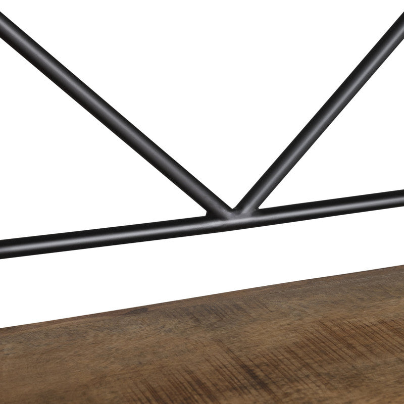 Winslow Brown/Black Bookshelf by Crestview at Eve Furniture