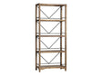Winslow Brown/Black Bookshelf by Crestview at Eve Furniture