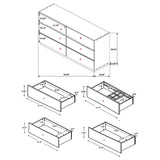 Winslow Smokey Walnut 5-piece Queen Bedroom Set by Coaster at Eve Furniture