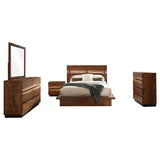 Winslow Smokey Walnut 5-piece Queen Bedroom Set by Coaster at Eve Furniture