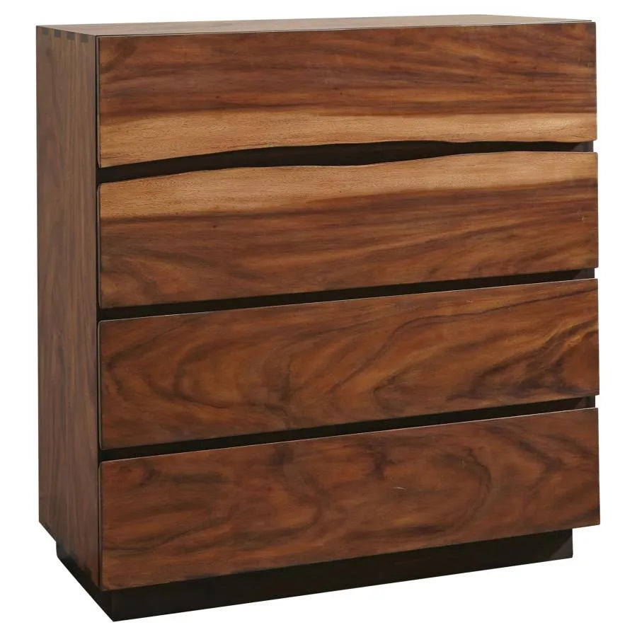 Winslow Smokey Walnut 5-piece Queen Bedroom Set by Coaster at Eve Furniture