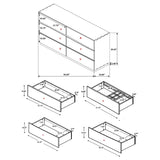 Winslow Smokey Walnut 5-Piece Queen Storage Bedroom Set by Coaster at Eve Furniture