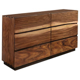 Winslow Smokey Walnut 5-Piece Queen Storage Bedroom Set by Coaster at Eve Furniture