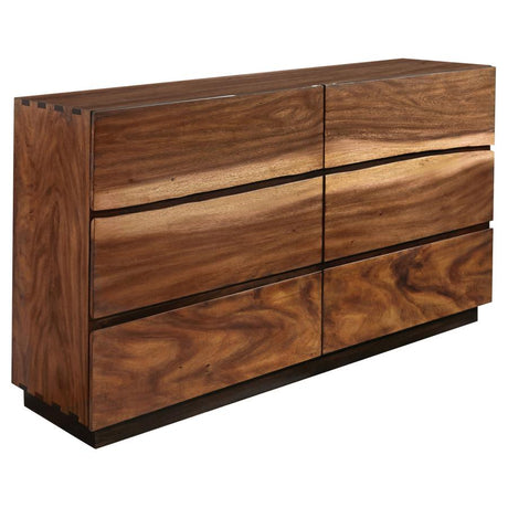 Winslow Smokey Walnut 5-Piece Queen Storage Bedroom Set by Coaster at Eve Furniture
