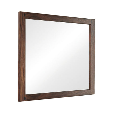 Winslow Smokey Walnut Mirror by Coaster at Eve Furniture