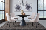 Winston Ash Grey/Black Upholstered Metal Leg Dining Chair (Set of 2) by Modus Furniture at Eve Furniture